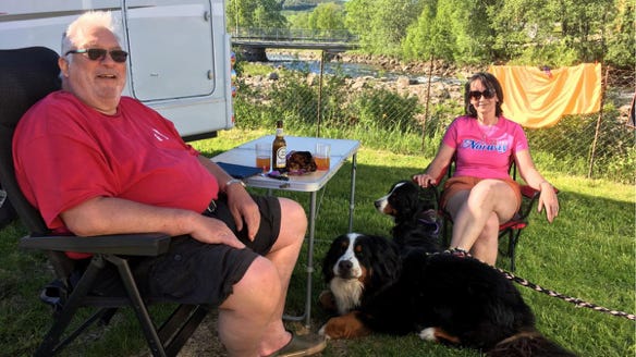 apéro au nord du cercle polaire arctique en norvège en juin
