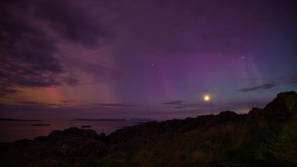 aurores boréales en ecosse