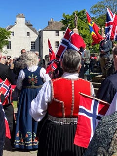kirkwall le 17 mai pour fêter la constitution norvégienne